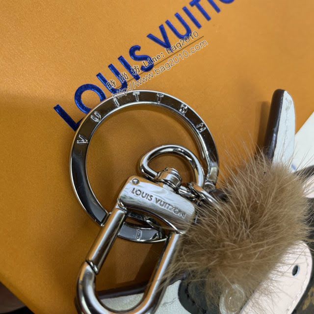 LOUIS VUITTON專櫃新款包包 路易威登中國新年包飾 LV牛年鑰匙扣 M80218  ydh4050